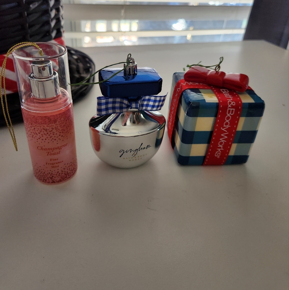 Bath and Body Works ornaments